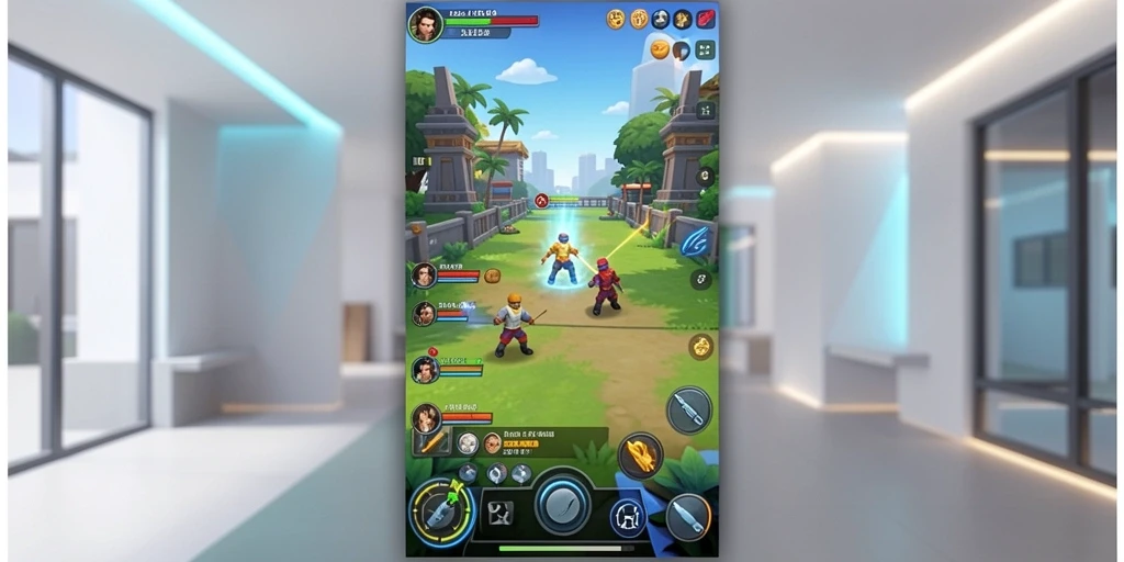 Momen seru dalam multiplayer bersama teman-teman.