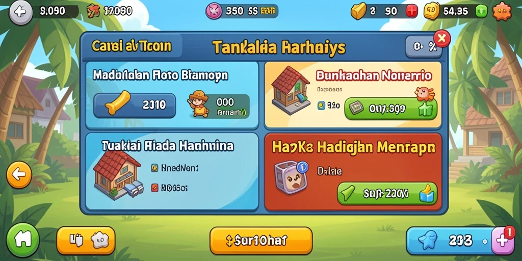 Kustomisasi avatar yang unik dan menarik.