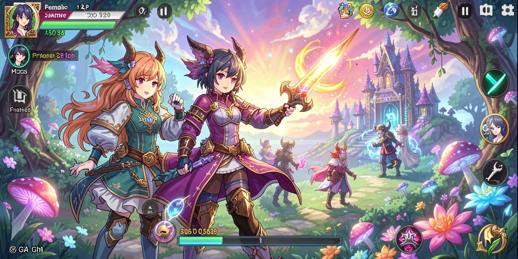 Bergabung dengan teman dalam mode multiplayer.