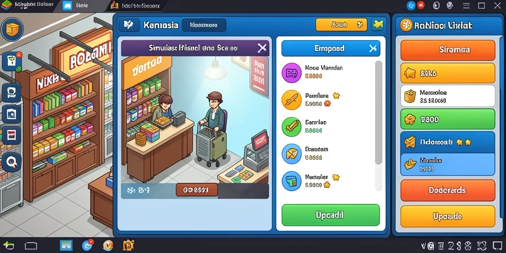Screenshot dari level menantang dengan pemandangan menakjubkan.