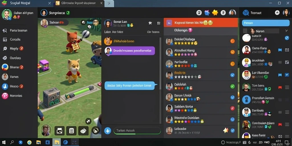 Tampilan grafis yang menakjubkan saat bermain di level menengah.