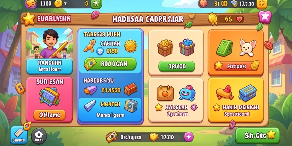 Karakter unik dengan kemampuan berbeda.